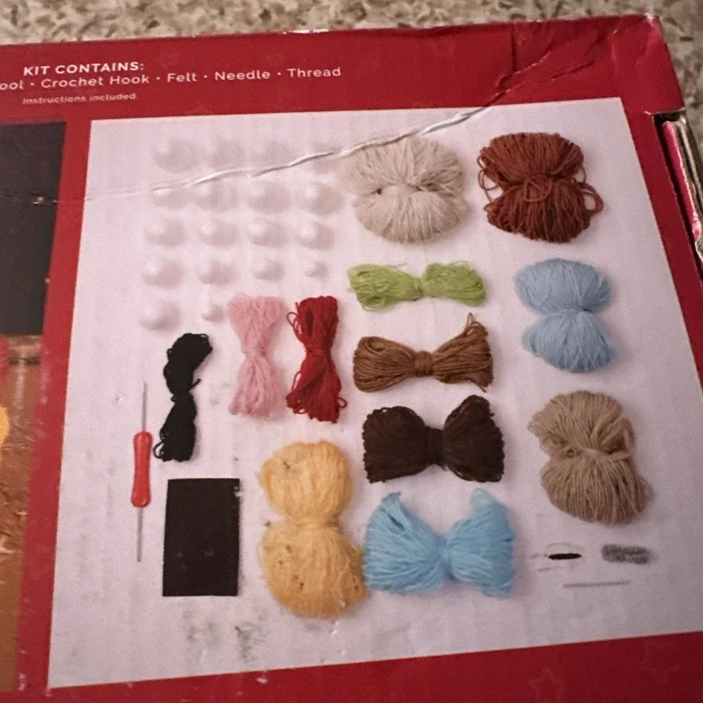 Nativity Crochet Kit Docrafts Simply Make Wool Felt Makes 9 Figures New Open Box